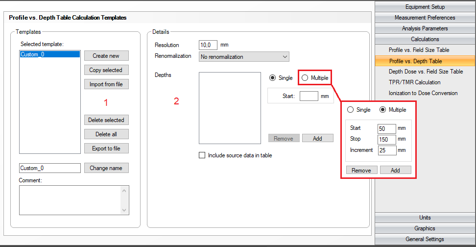 Profile vs Fieldsize Table Calcualtion tempaltes dialog 2.png